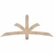 Ekena Millwork Davenport Smooth Timber Gable Bracket, Douglas Fir, 60"W x 25"H x 1 1/2"D x 3 1/2"F, 10/12 Pitch GBW060X25X0204DAV00SDF - alternate 1